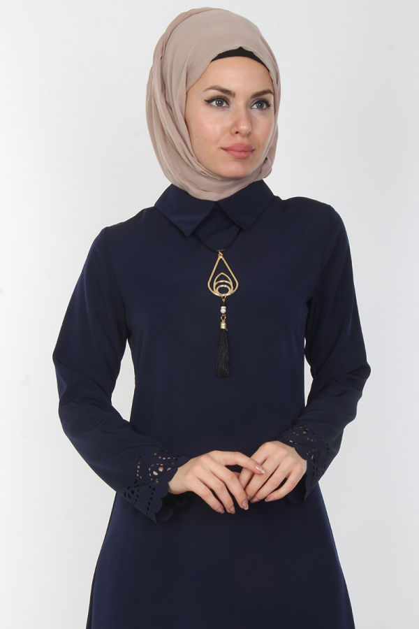 4'lü Kombin (Tunik,pantolon,şal,kolye)-0538Laci