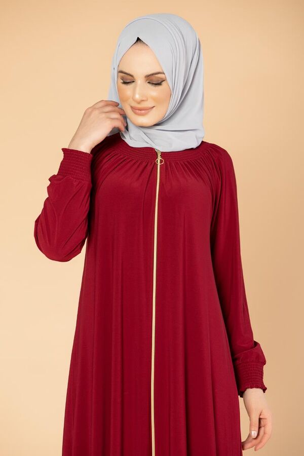 Fermuarlı Sandy Ferace-1611 Bordo - 2