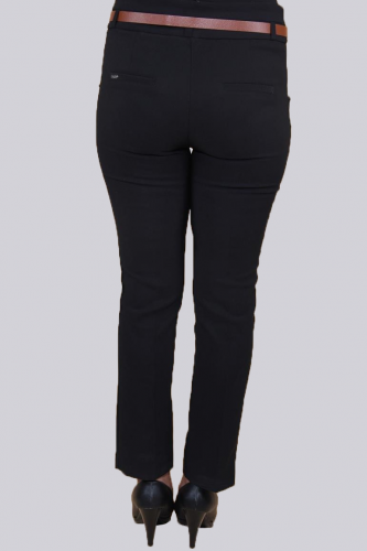 Kışlık Bilek Boy pantolon-Siyah0529 - Thumbnail