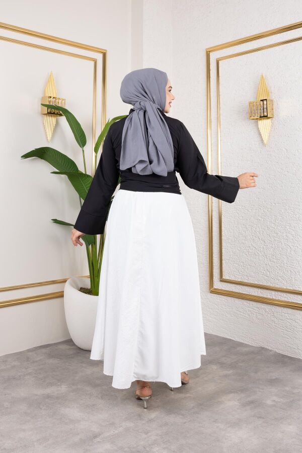 Kuşak Bağlamalı Gömlek-3040 Siyah - 5