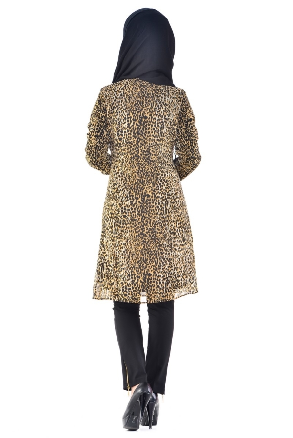 Leopar Desenli Tunik - 5