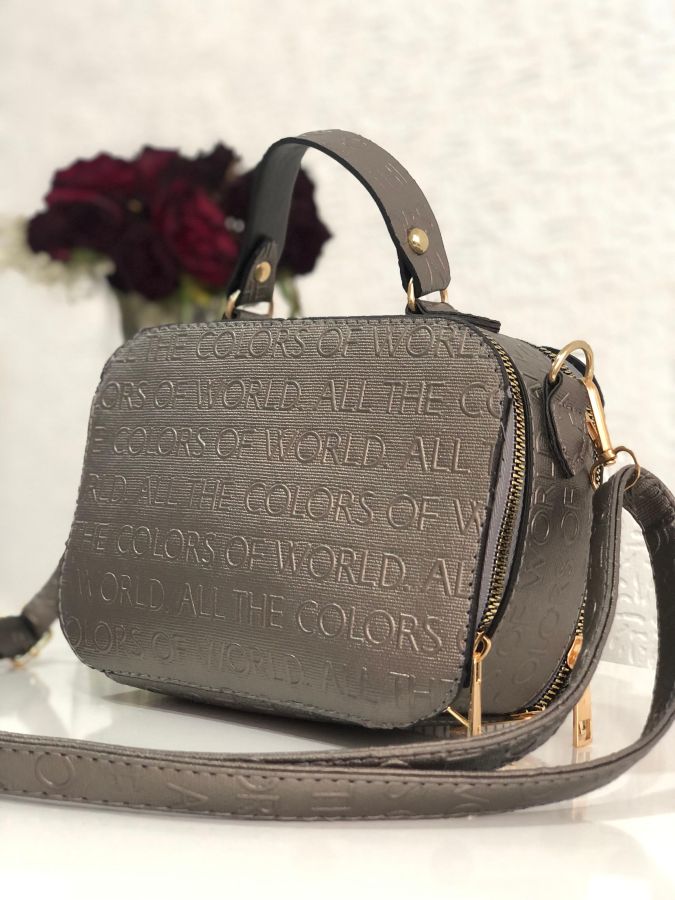 Mini El Ve Omuz Çanta-1939 Gri