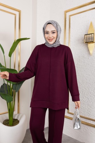 Modaebva - Modal İkili Takım-5061 Mürdüm (1)