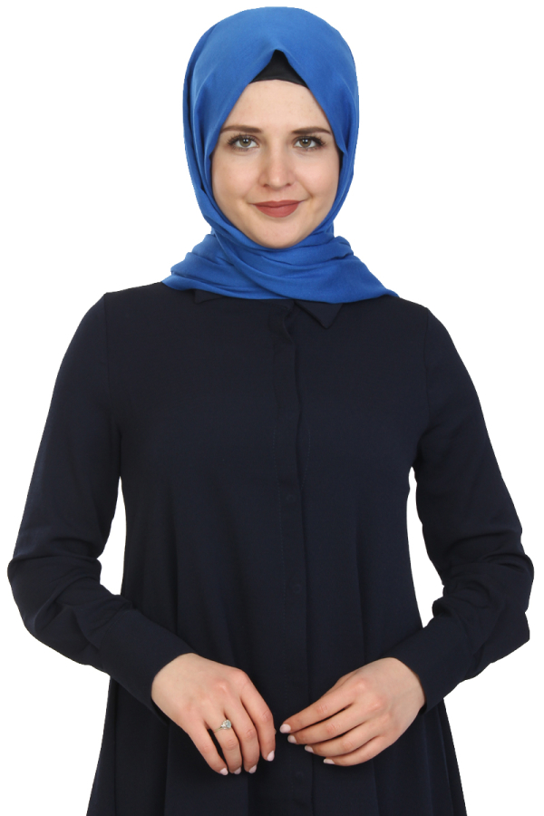 Önden Gizli Düğmeli MevlanaTunik-Lacivert1011