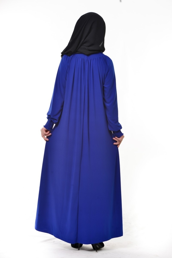 Sandy Broşlu Ferace Saks-1021