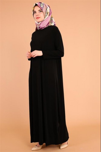 Sandy Elbise Siyah-1287 - 3
