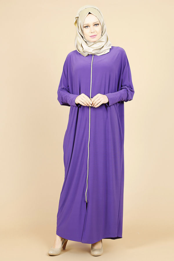 Sandy Fermuarlı Ferace-Mor0131