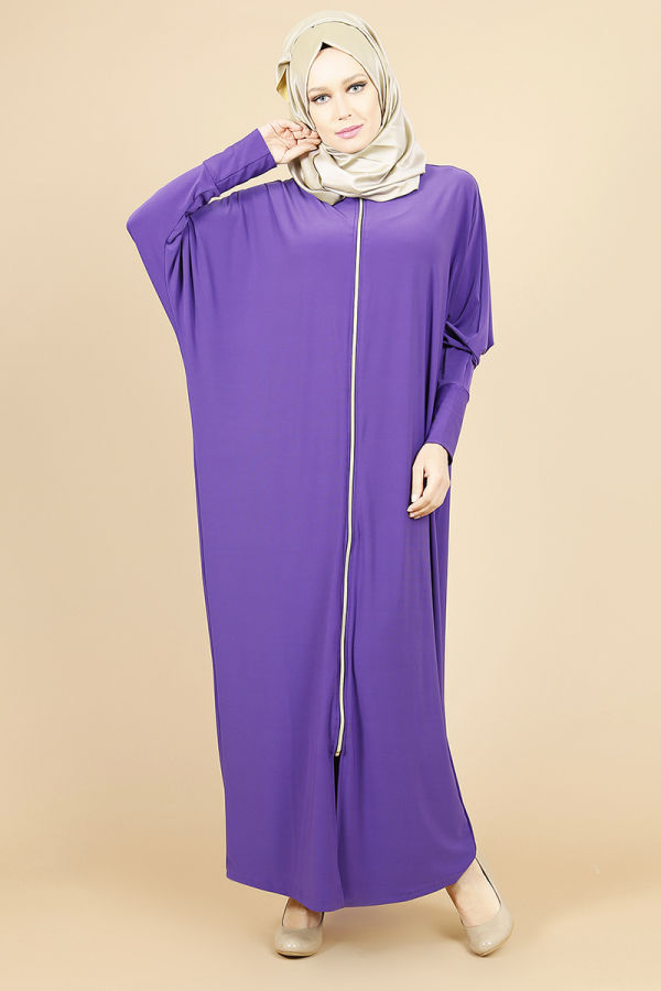 Sandy Fermuarlı Ferace-Mor0131