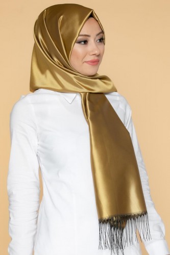 Modaebva - Senem Tafta Şal-1140 Gold (1)