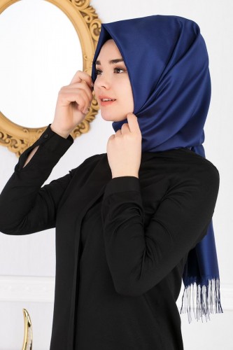 Modaebva - Senem Tafta Şal-1140 Mavi
