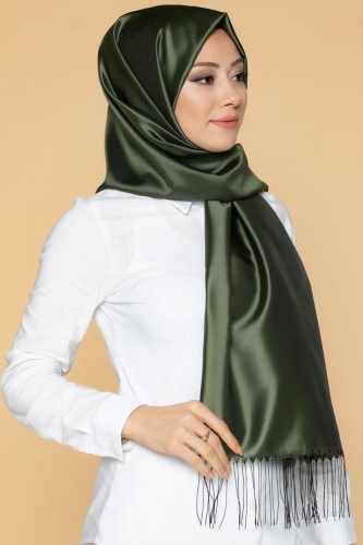 Modaebva - Senem Tafta Şal-1140 Zümrütyeşili (1)