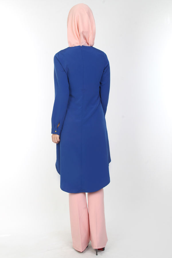 Serap Nakışlı Tunik-0534Saks