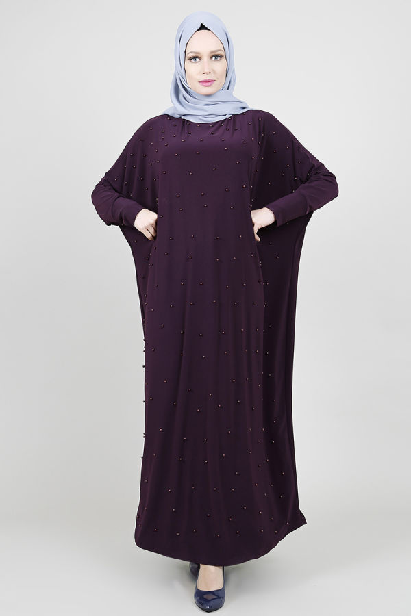 Yarasa Kol Sandy İncili Ferace-Mor0520